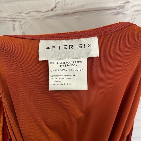 Flutter Sleeve Velvet Wrap Maxi Dress With PocketsIN Auburn Moon - Picture 4 of 6